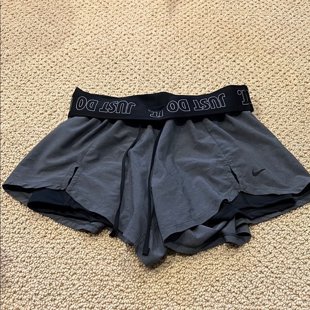 Nike Women's Gray Athletic Shorts